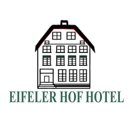 Das Eifeler Hof Hotel ist ein stilvolles Gebäude mit mehreren Fenstern und einer klaren Struktur. Es bietet eine einladende Atmosphäre für Gäste.